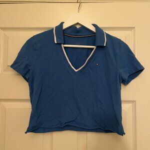 Tommy Hilfiger Cropped Tee Women's Medium